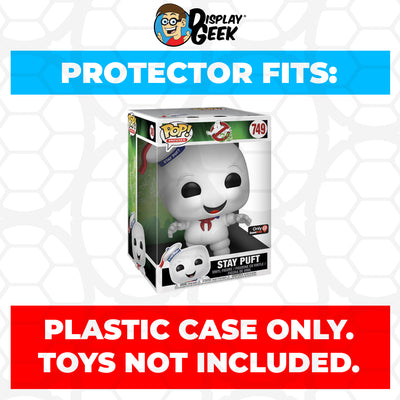 Pop Protector for 10 inch Stay Puft #749 Jumbo Funko Pop on The Protector Guide App by Display Geek