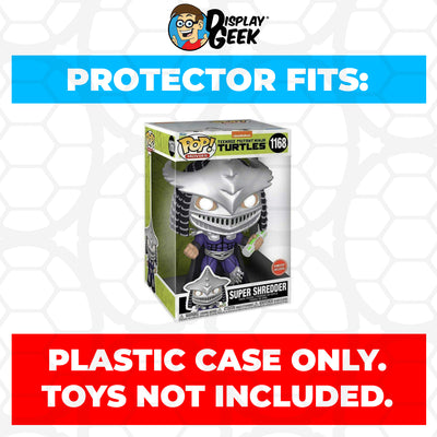 Pop Protector for 10 inch Super Shredder #1168 TMNT Jumbo Funko Pop on The Protector Guide App by Display Geek