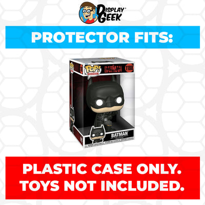 Pop Protector for 10 inch The Batman #1188 Jumbo Funko Pop on The Protector Guide App by Display Geek