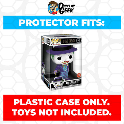 Pop Protector for 10 inch The Joker 1989 #425 Jumbo Funko Pop on The Protector Guide App by Display Geek