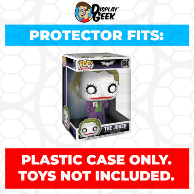 Pop Protector for 10 inch The Joker Dark Knight #334 Jumbo Funko Pop on The Protector Guide App by Display Geek