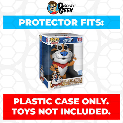 Pop Protector for 10 inch Tony the Tiger #70 Jumbo Funko Pop on The Protector Guide App by Display Geek