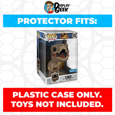 Pop Protector for 10 inch T.Rex Jurassic World #1222 Jumbo Funko Pop on The Protector Guide App by Display Geek