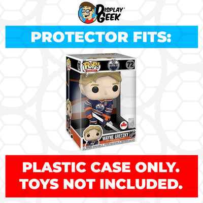 Pop Protector for 10 inch Wayne Gretzky #72 Jumbo Funko Pop on The Protector Guide App by Display Geek