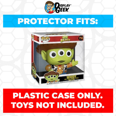 Pop Protector for 10 inch Woody Alien Remix #756 Jumbo Funko Pop on The Protector Guide App by Display Geek