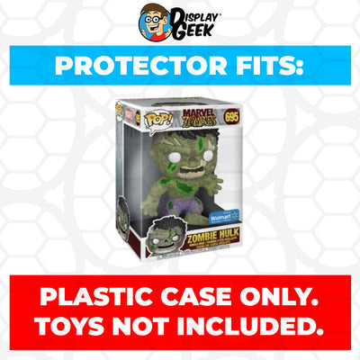 Pop Protector for 10 inch Zombie Hulk #695 Jumbo Funko Pop on The Protector Guide App by Display Geek