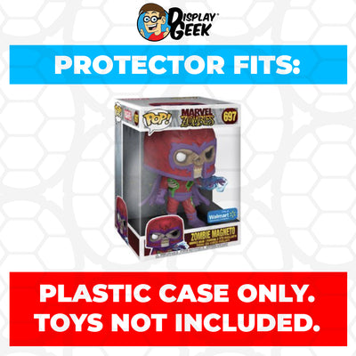 Pop Protector for 10 inch Zombie Magneto #697 Jumbo Funko Pop on The Protector Guide App by Display Geek