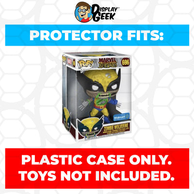 Pop Protector for 10 inch Zombie Wolverine #696 Jumbo Funko Pop on The Protector Guide App by Display Geek