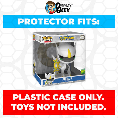 Pop Protector for 10 inch Arceus SDCC #940 Jumbo Funko Pop on The Protector Guide App by Display Geek