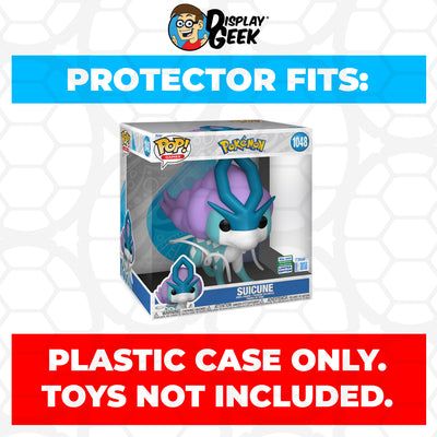 Pop Protector for 10 inch Suicune WonderCon #1048 Jumbo Funko Pop on The Protector Guide App by Display Geek