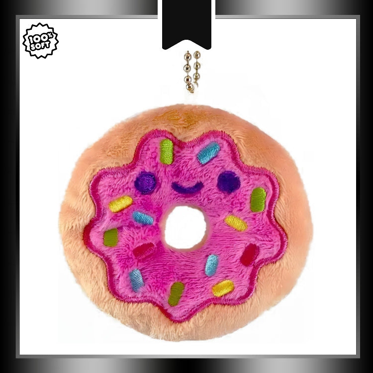 100% Soft: Plush Keychains (Kawaii Food), Donut