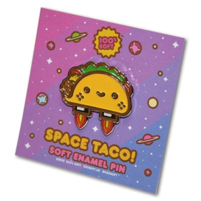 100% Soft: Pins, Space Taco