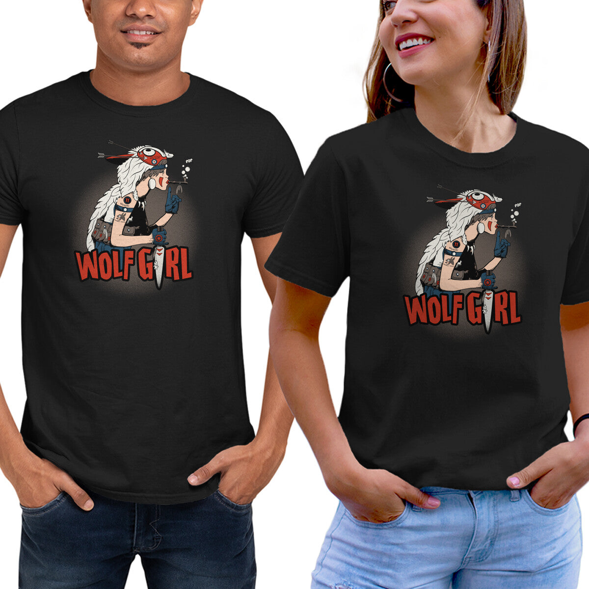 Wolf Girl - T-Shirt