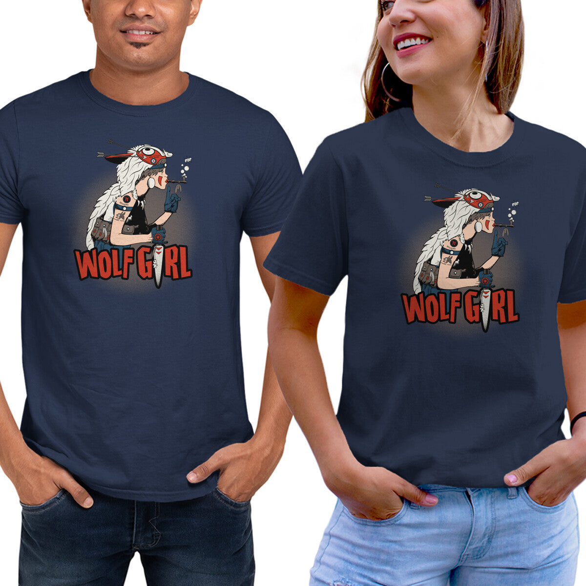 Wolf Girl - T-Shirt