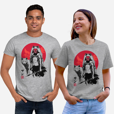 Wolf Girl Sumi-e - T-Shirt