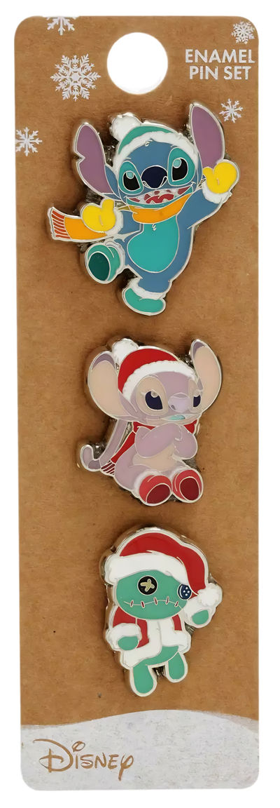 Disney: Pins, Lilo and Stitch Holiday (3-PK)