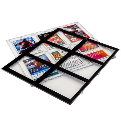 6-Card Wall Mount Display Case for 35pt Trading Cards (UV ONE-TOUCH Magnetic Holder)