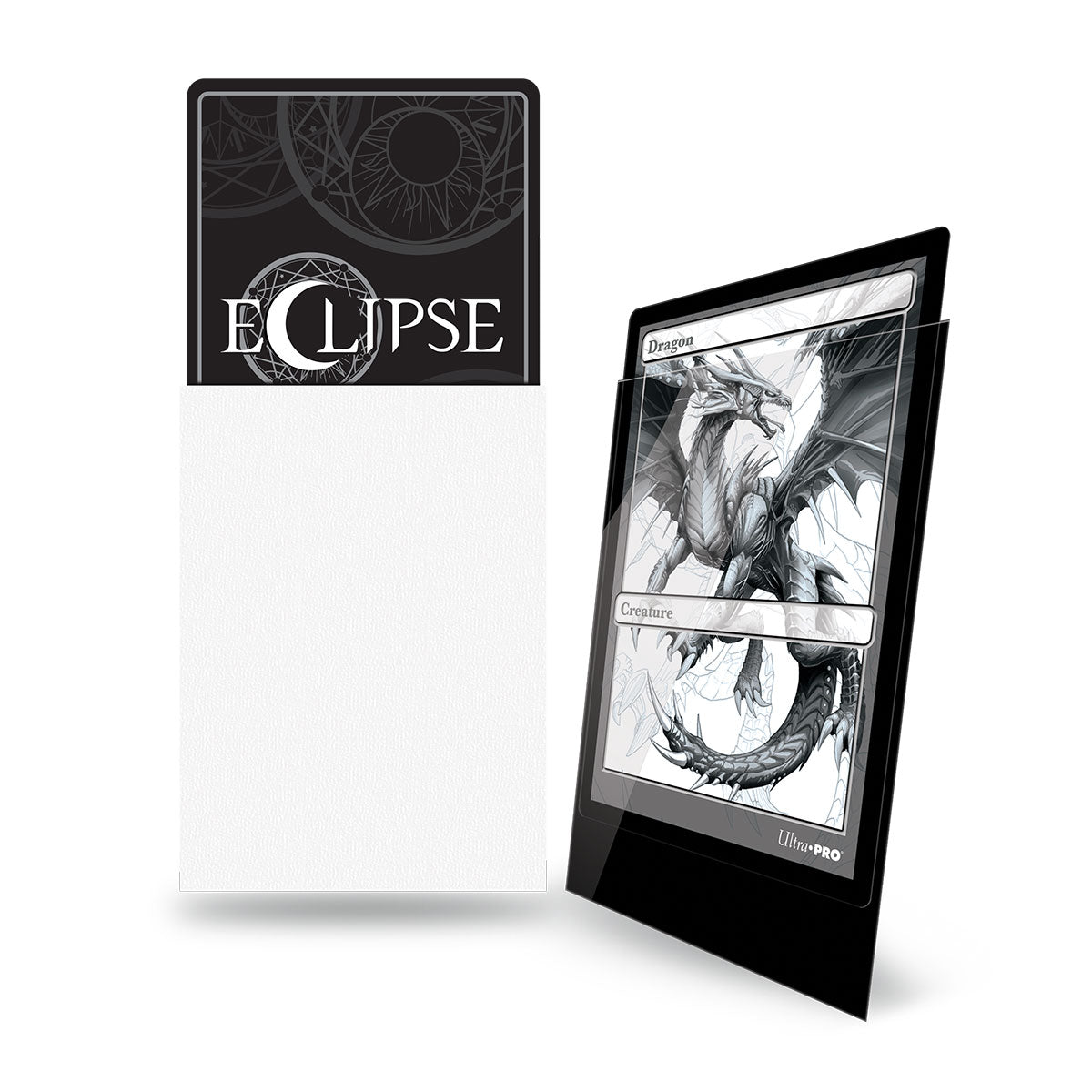 ECLIPSE Easy Shuffle Gloss Protector Sleeves for Trading Card Games, Standard Size Deck (100 pack)