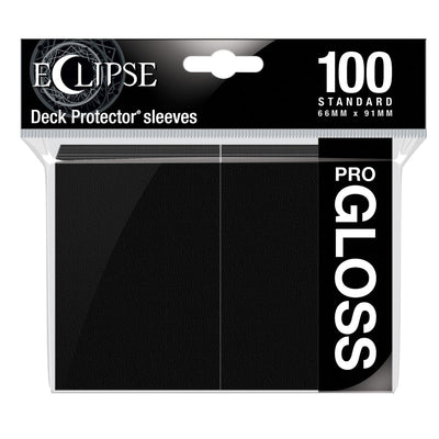 ECLIPSE Easy Shuffle Gloss Protector Sleeves for Trading Card Games, Standard Size Deck (100 pack)