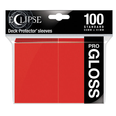 ECLIPSE Easy Shuffle Gloss Protector Sleeves for Trading Card Games, Standard Size Deck (100 pack)