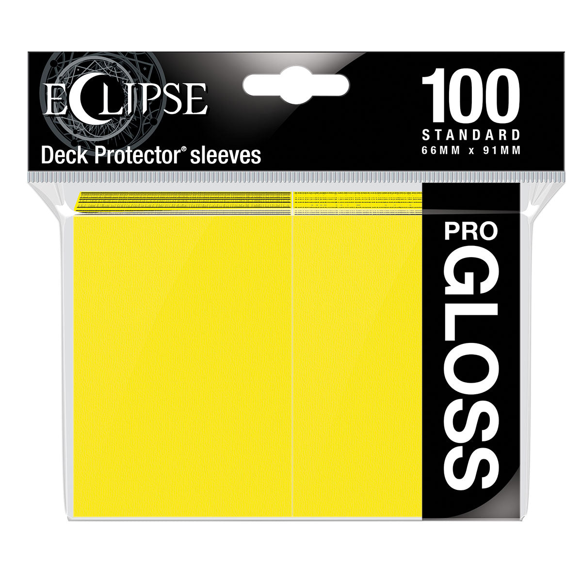 ECLIPSE Easy Shuffle Gloss Protector Sleeves for Trading Card Games, Standard Size Deck (100 pack)