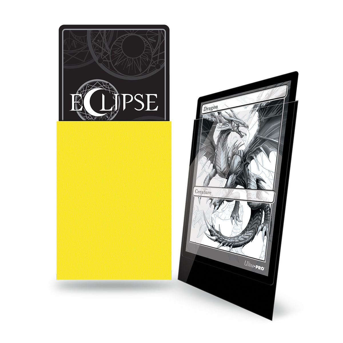 ECLIPSE Easy Shuffle Gloss Protector Sleeves for Trading Card Games, Standard Size Deck (100 pack)