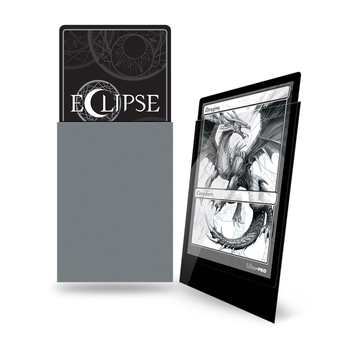 ECLIPSE Easy Shuffle Gloss Protector Sleeves for Trading Card Games, Standard Size Deck (100 pack)