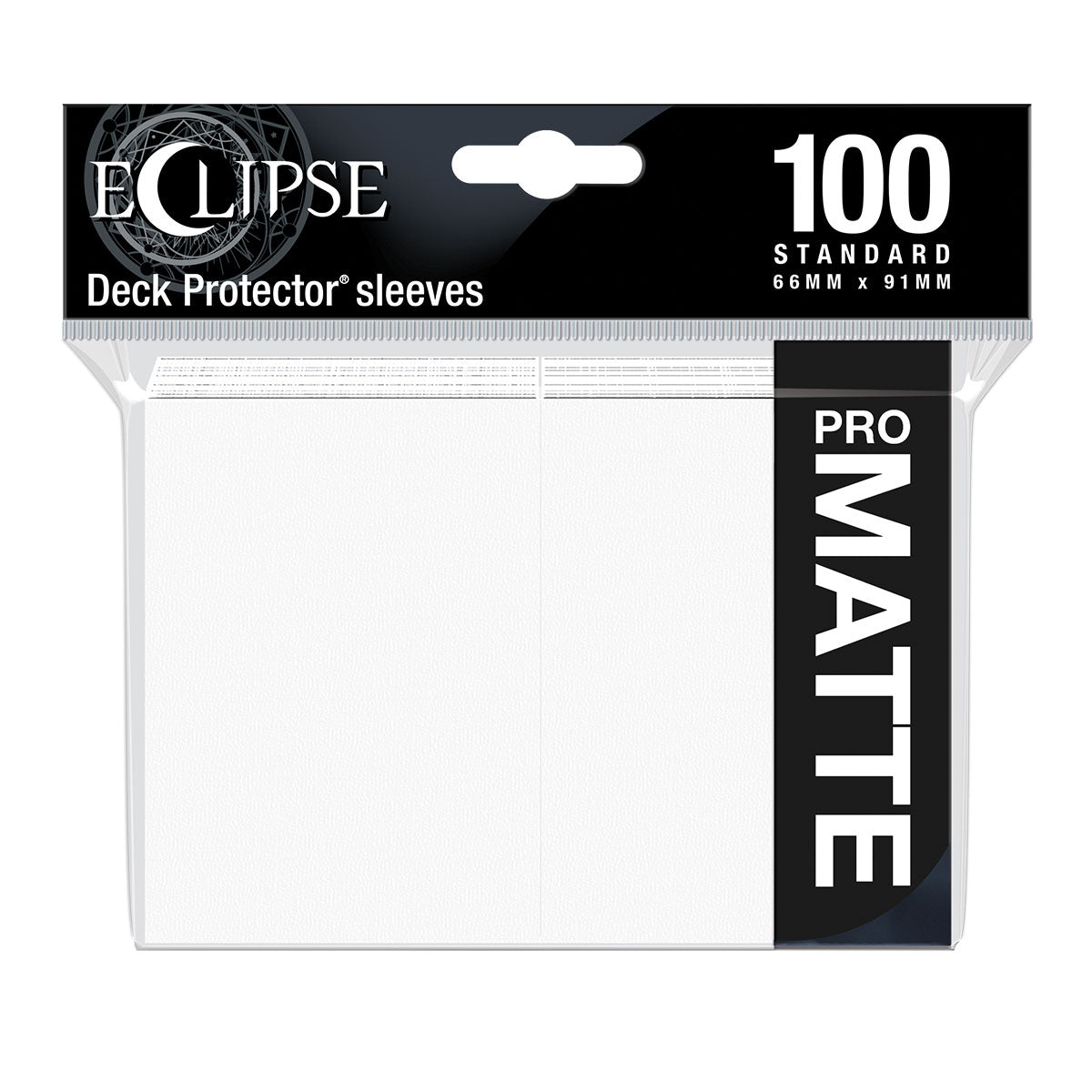 ECLIPSE Easy Shuffle Matte Protector Sleeves for Trading Card Games, Standard Size Deck (100 pack)