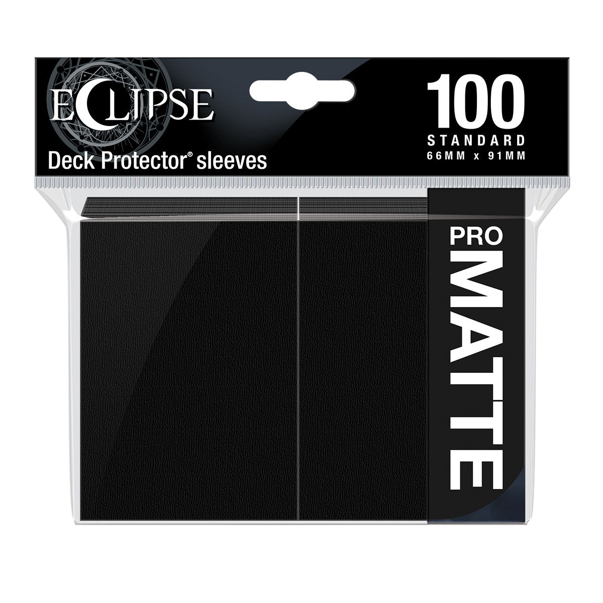 ECLIPSE Easy Shuffle Matte Protector Sleeves for Trading Card Games, Standard Size Deck (100 pack)