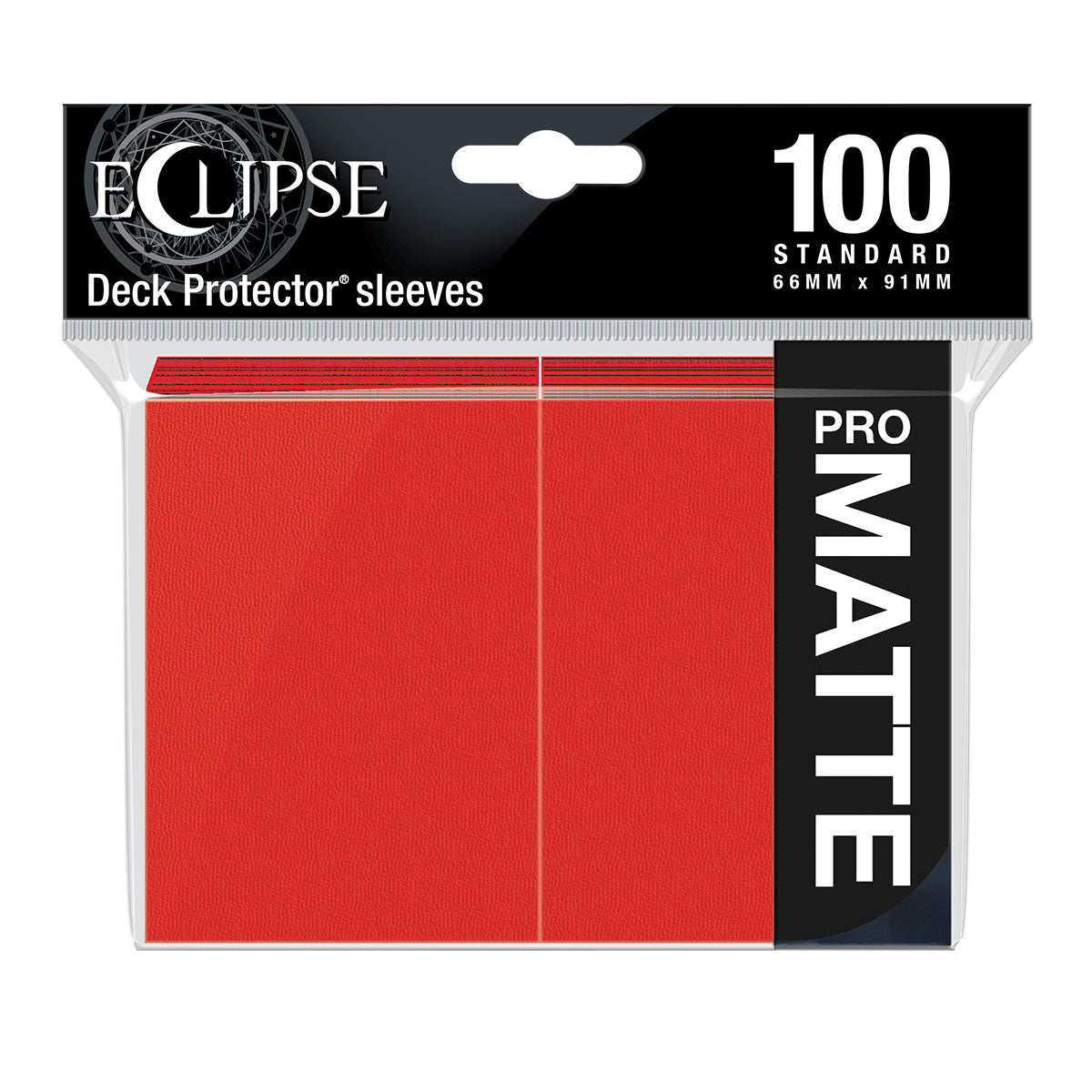 ECLIPSE Easy Shuffle Matte Protector Sleeves for Trading Card Games, Standard Size Deck (100 pack)