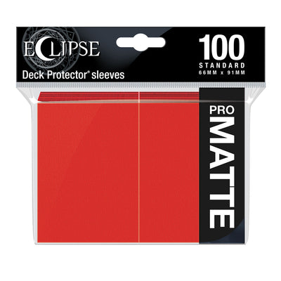 ECLIPSE Easy Shuffle Matte Protector Sleeves for Trading Card Games, Standard Size Deck (100 pack)