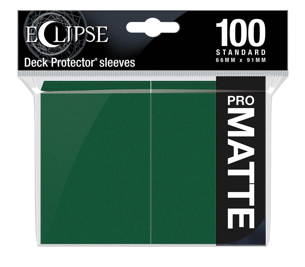 ECLIPSE Easy Shuffle Matte Protector Sleeves for Trading Card Games, Standard Size Deck (100 pack)