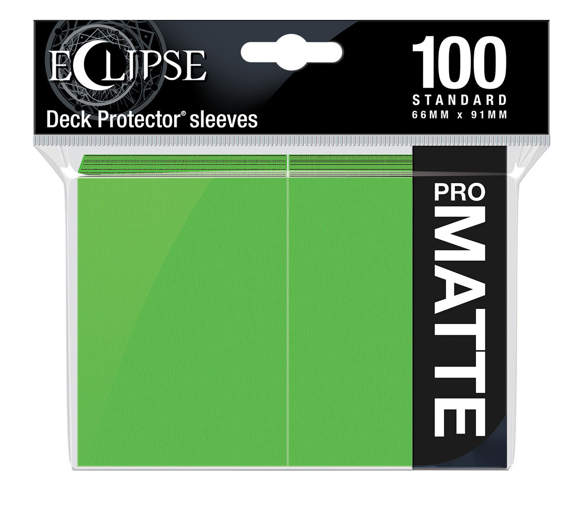 ECLIPSE Easy Shuffle Matte Protector Sleeves for Trading Card Games, Standard Size Deck (100 pack)