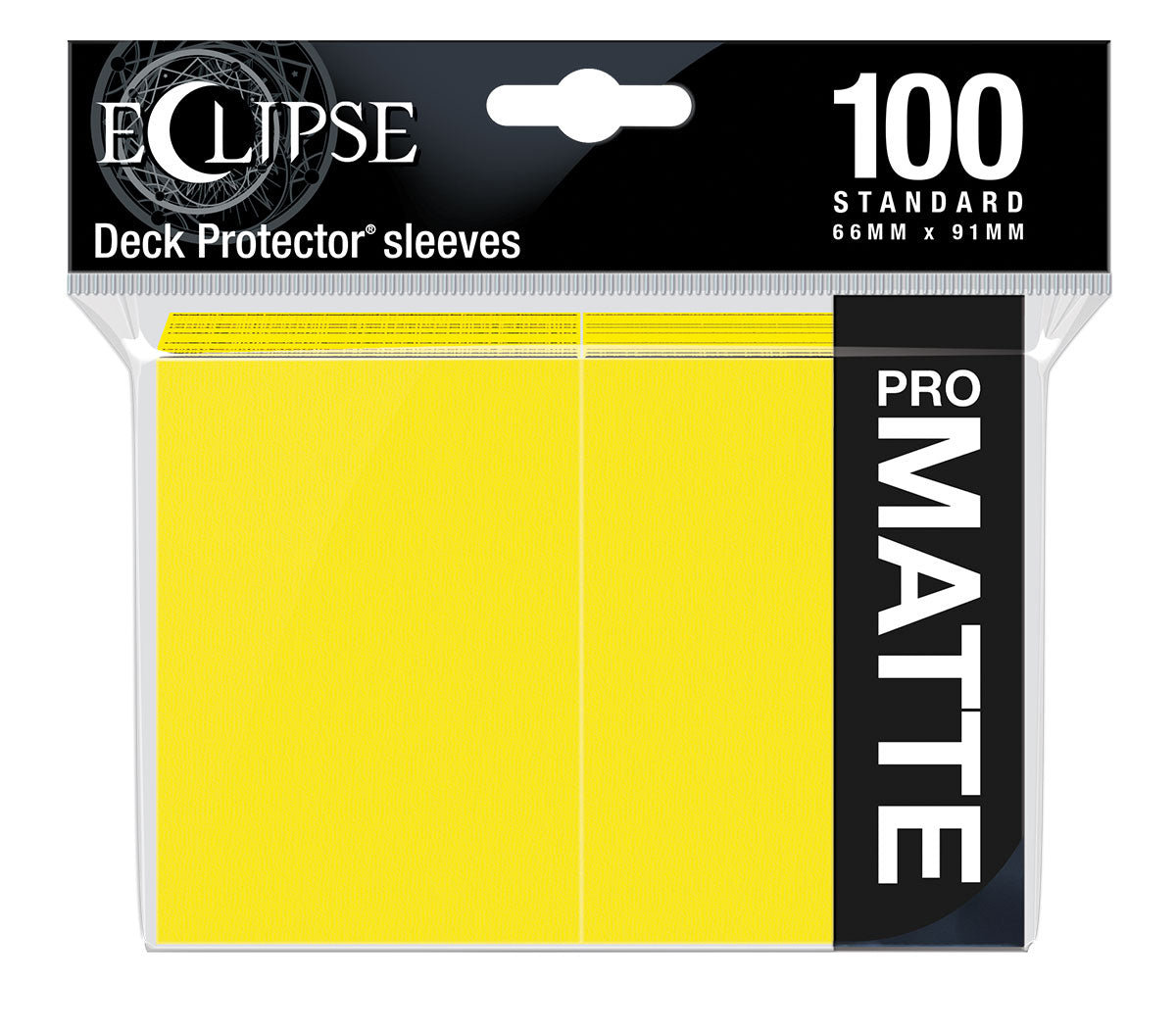 ECLIPSE Easy Shuffle Matte Protector Sleeves for Trading Card Games, Standard Size Deck (100 pack)