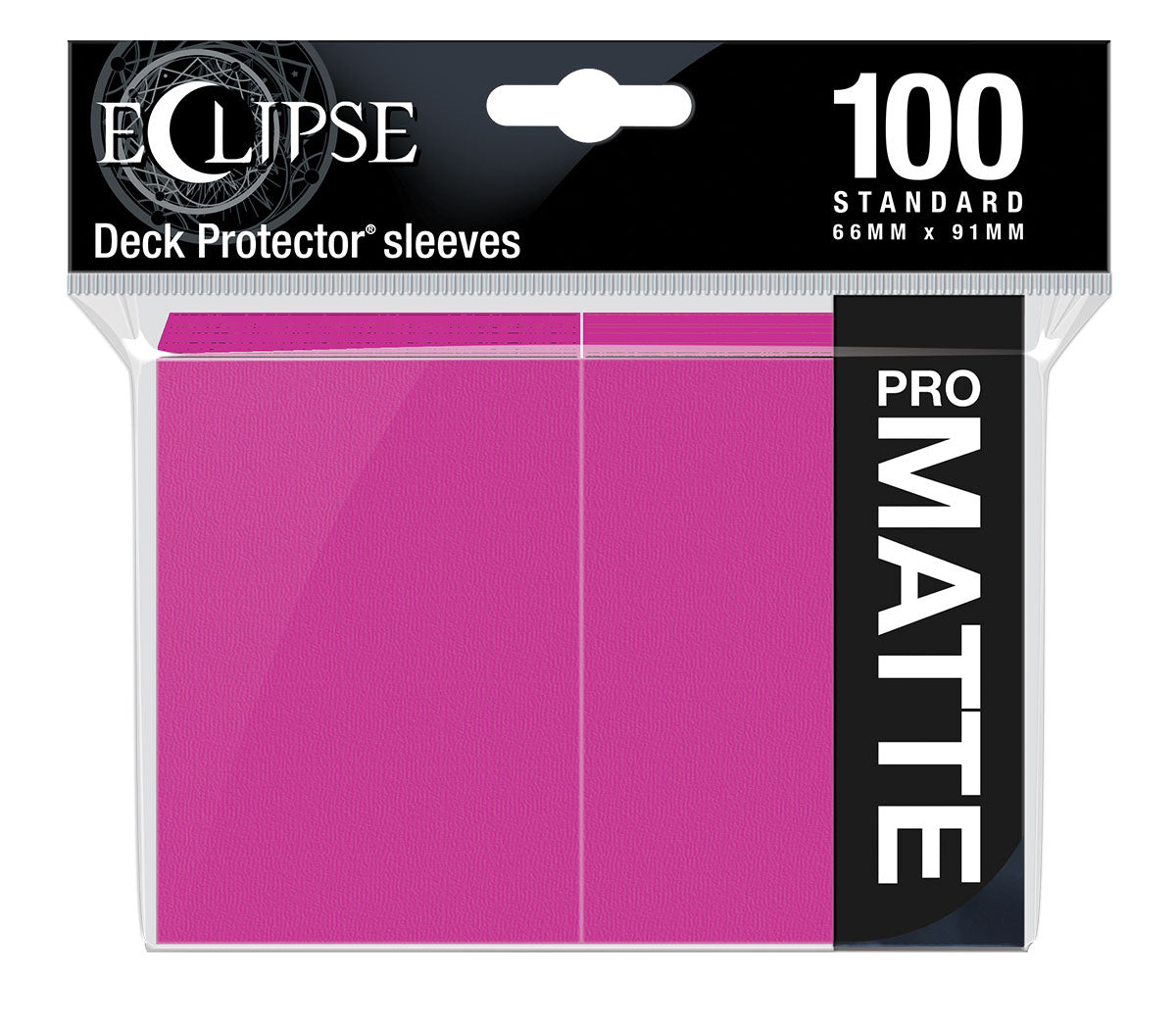 ECLIPSE Easy Shuffle Matte Protector Sleeves for Trading Card Games, Standard Size Deck (100 pack)