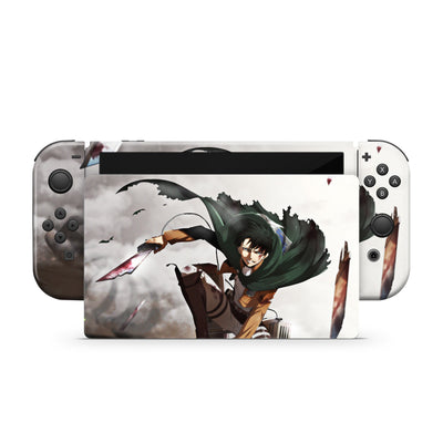 Abyss Striker Nintendo Switch OLED Skin