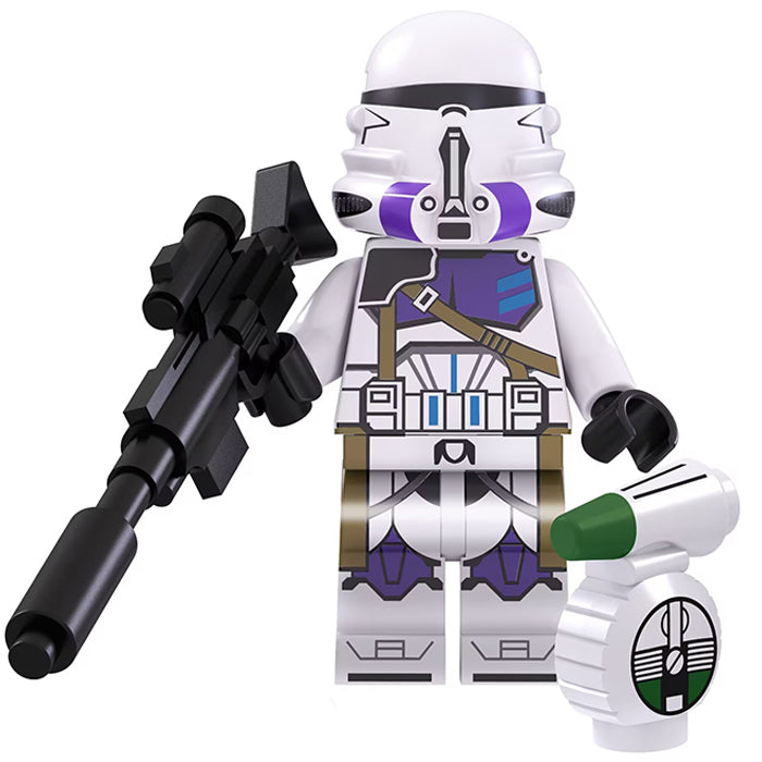 187th Legion Clone Trooper Commander (Star Wars) - Custom Building Blocks Mini Figures Compatible with LEGO