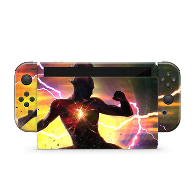 Red Velocity Nintendo Switch OLED Skin