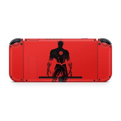 Red Velocity Nintendo Switch OLED Skin