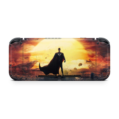 Hero of Steel Nintendo Switch OLED Skin