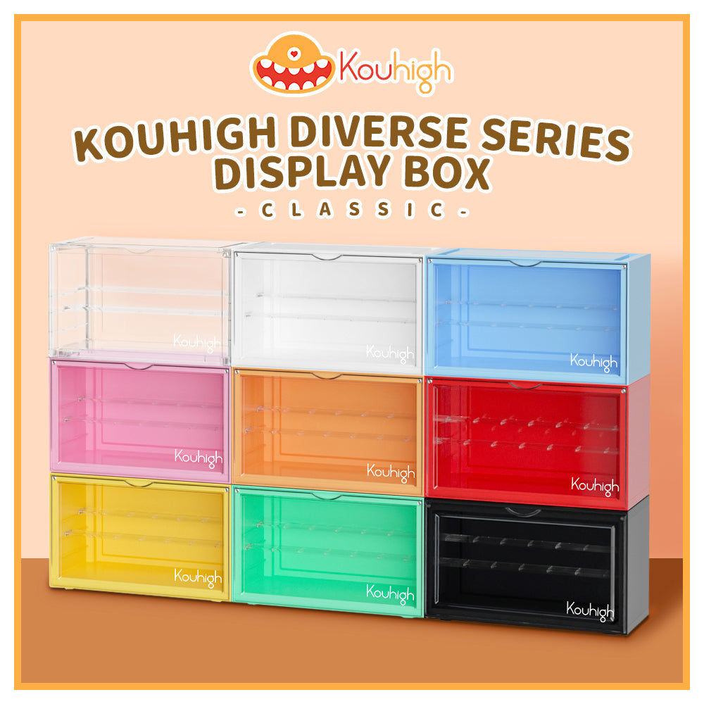 DIVERSE SERIES CLASSIC - Nine-Color Display Case for Blind Box Figures (Plastic)