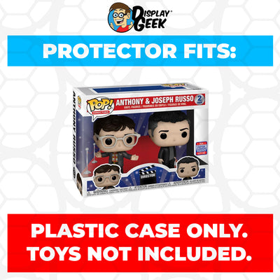 Pop Protector for 2 Pack Anthony & Joseph Russo Virtual FunKon Funko Pop on The Protector Guide App by Display Geek