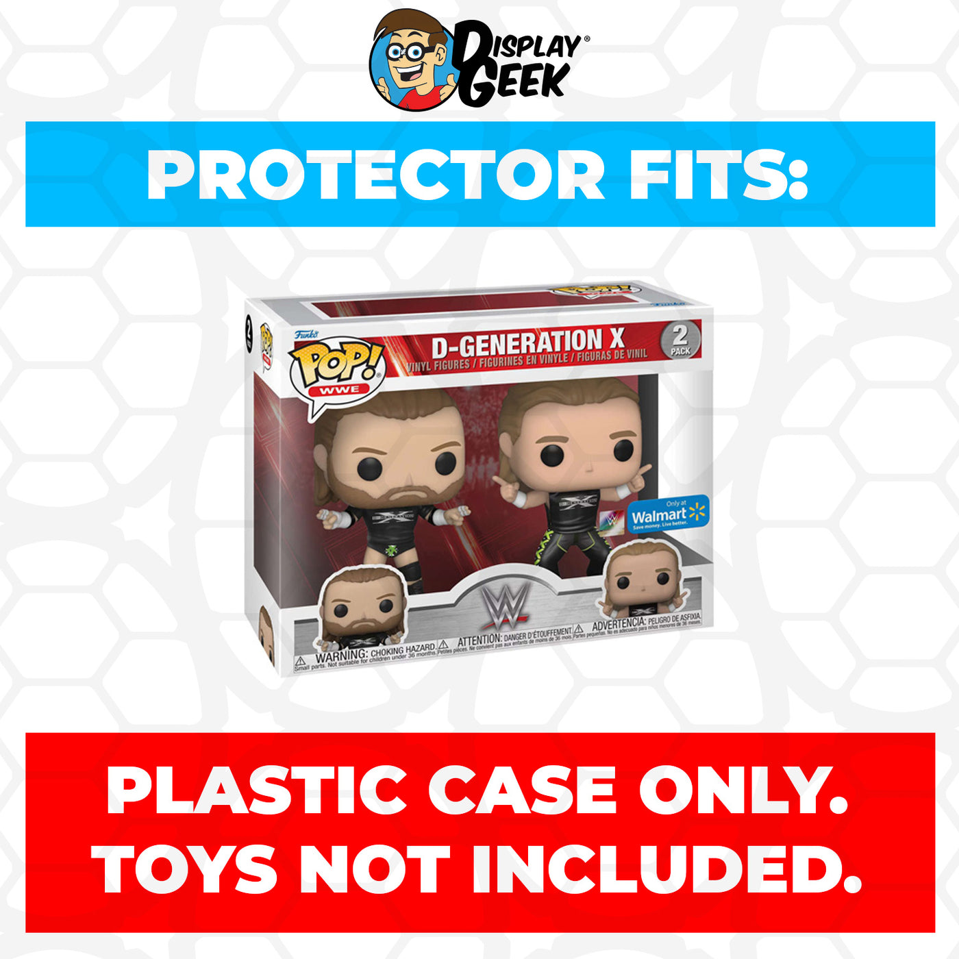 Pop Protector for 2 Pack D-Generation X Funko Pop on The Protector Guide App by Display Geek