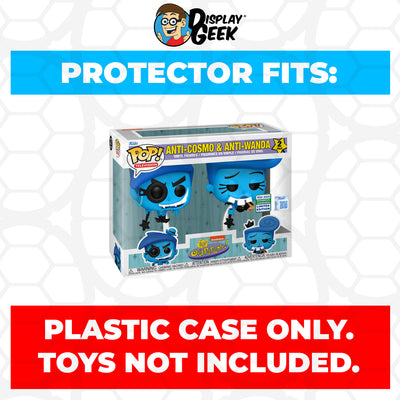 Pop Protector for 2 Pack The Fairly OddParents Anti-Cosmo & Anti-Wanda WonderCon Funko Pop on The Protector Guide App by Display Geek