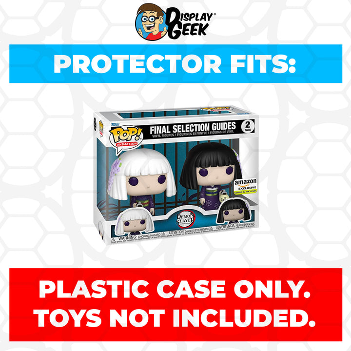 Pop Protector for 2 Pack Demon Slayer Final Selection Guides Glow Funk Display Geek Inc