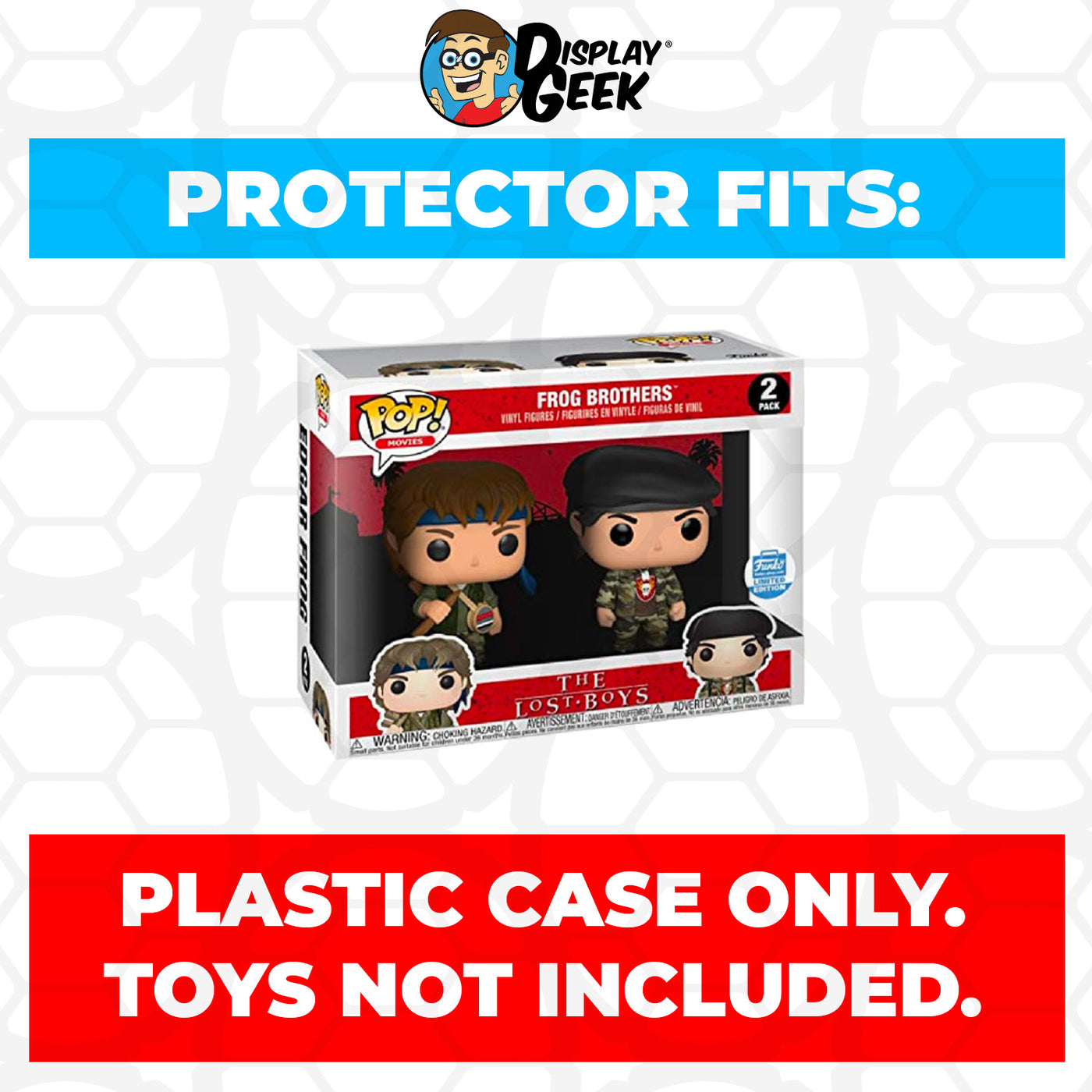 Pop Protector for 2 Pack Frog Brothers Funko Pop on The Protector Guide App by Display Geek