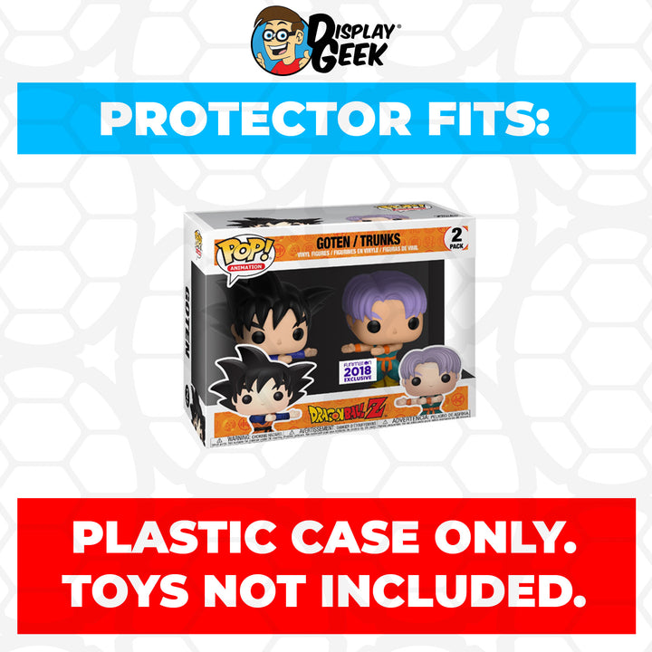Pop Protector for 2 Pack Goten \u0026 Trunks Funko Pop– Display Geek, Inc.
