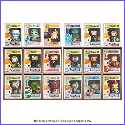 2 x GRAIL KUBBIE BROWN (3x2) - In Box Display Case for Funko Pops in Acrylic Hard Stack Armor (Cardboard)