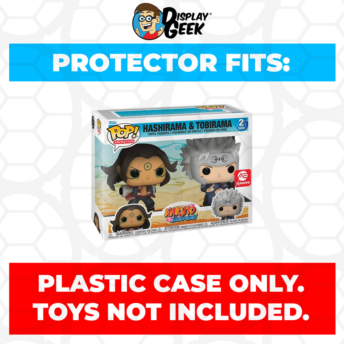 Pop Protector for 2 Pack Hashirama & Tobirama Funko Pop on The Protector Guide App by Display Geek