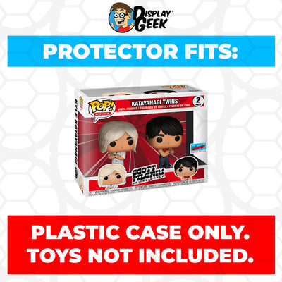 Pop Protector for 2 Pack Katayanagi Twins NYCC Funko Pop on The Protector Guide App by Display Geek
